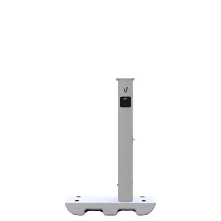 Anmeldesäule mit Kartenleser und integrierter SIM-Karte