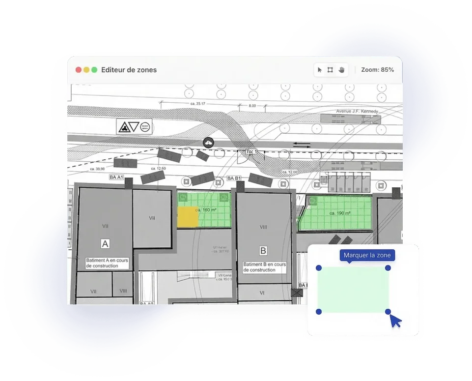 Les plans logistiques de site restent à jour